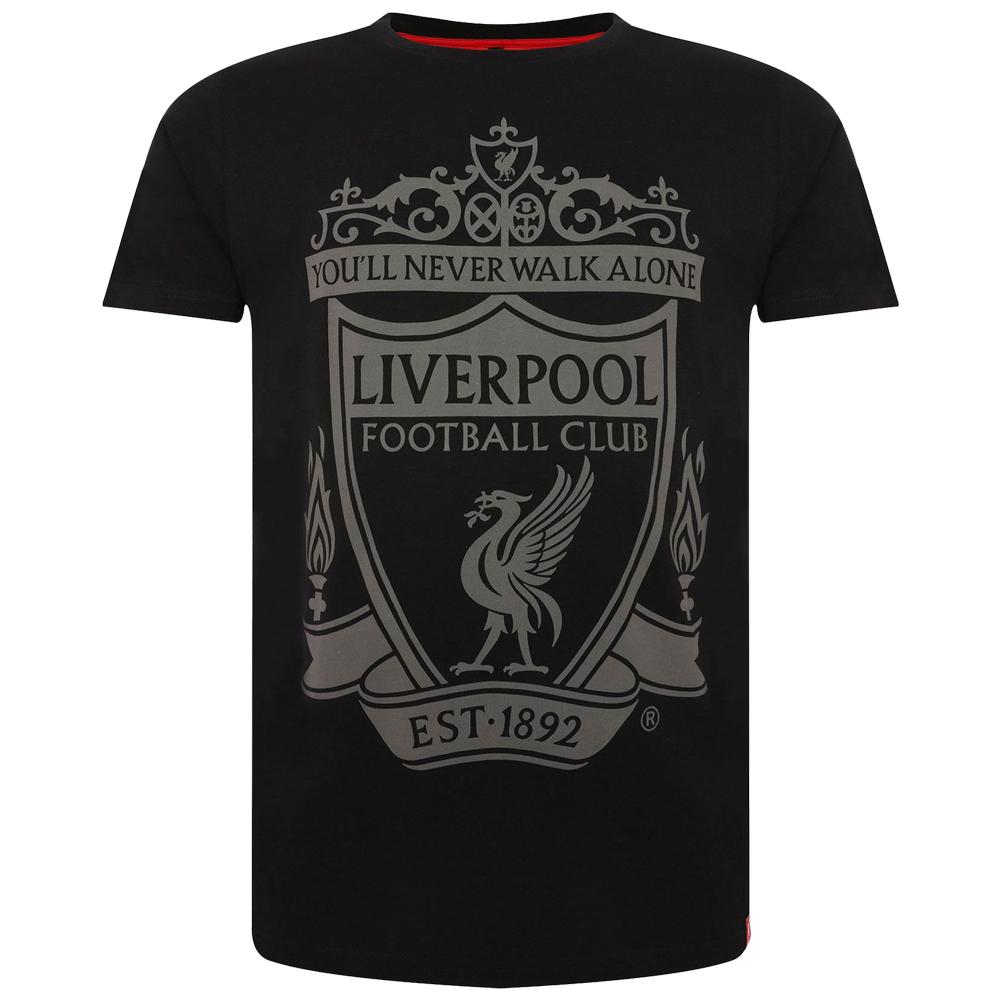 Liverpool FC Crest koszulka Black L
