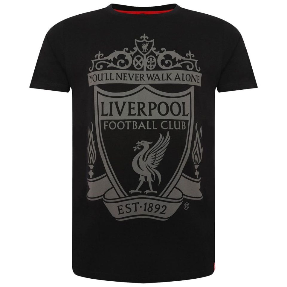 Liverpool FC Crest koszulka Black M