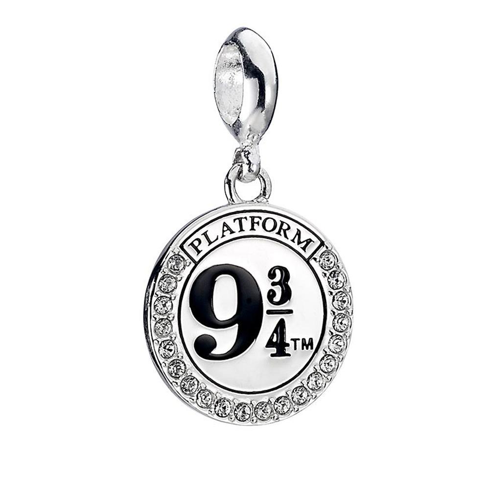 Harry Potter Sterling Silver Crystal Charm 9 & 3 Quarters
