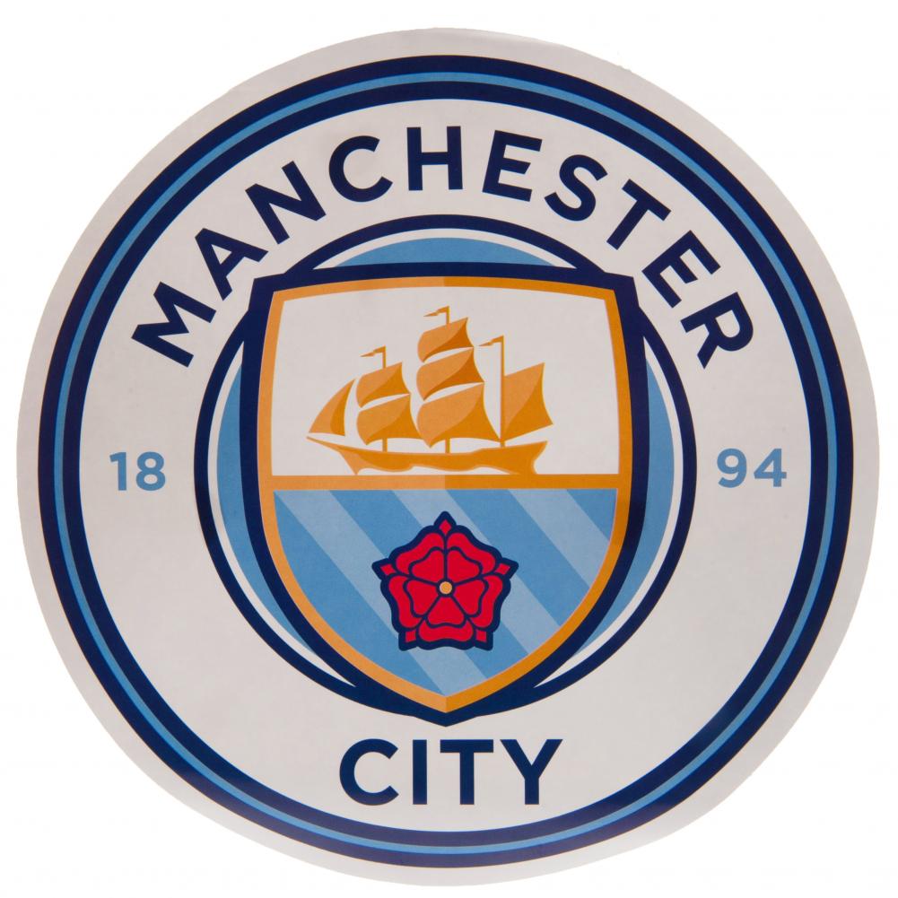 Manchester City Big Crest Circular Sticker