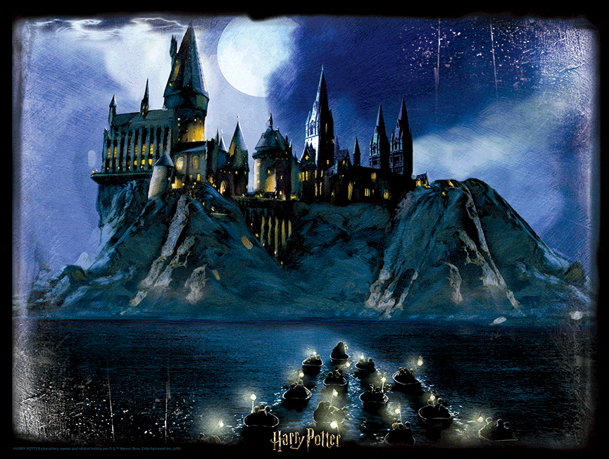 Harry Potter 3D Image Puzzle 300pc Hogwart Night