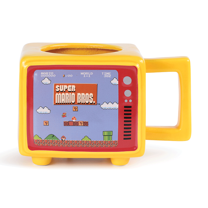 Super Mario Retro TV Heat Changing kubek 3D