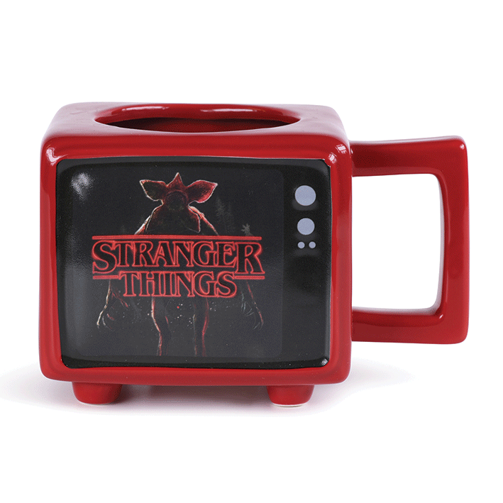 Stranger Things Retro TV Heat Changing kubek 3D
