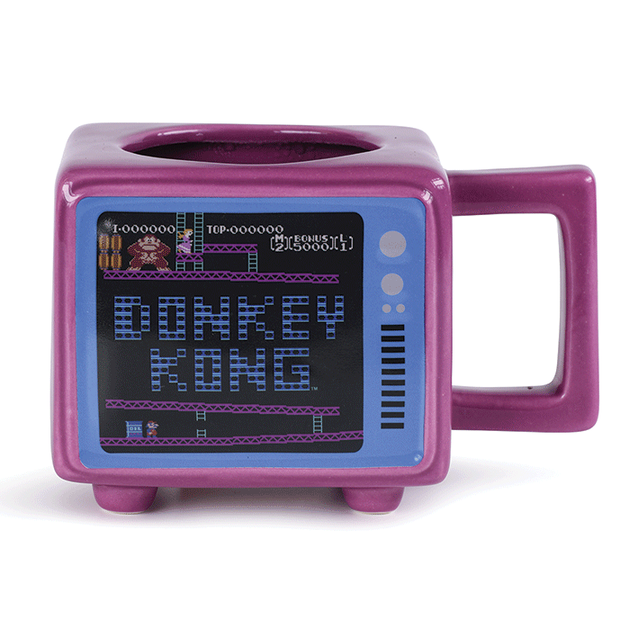 Donkey Kong Retro TV Heat Changing kubek 3D