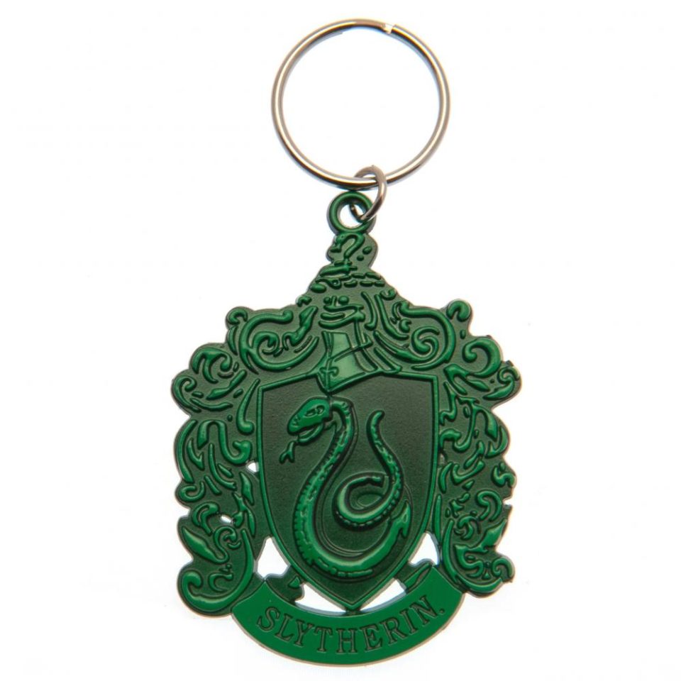 Harry Potter Debossed breloczek metalowy Slytherin