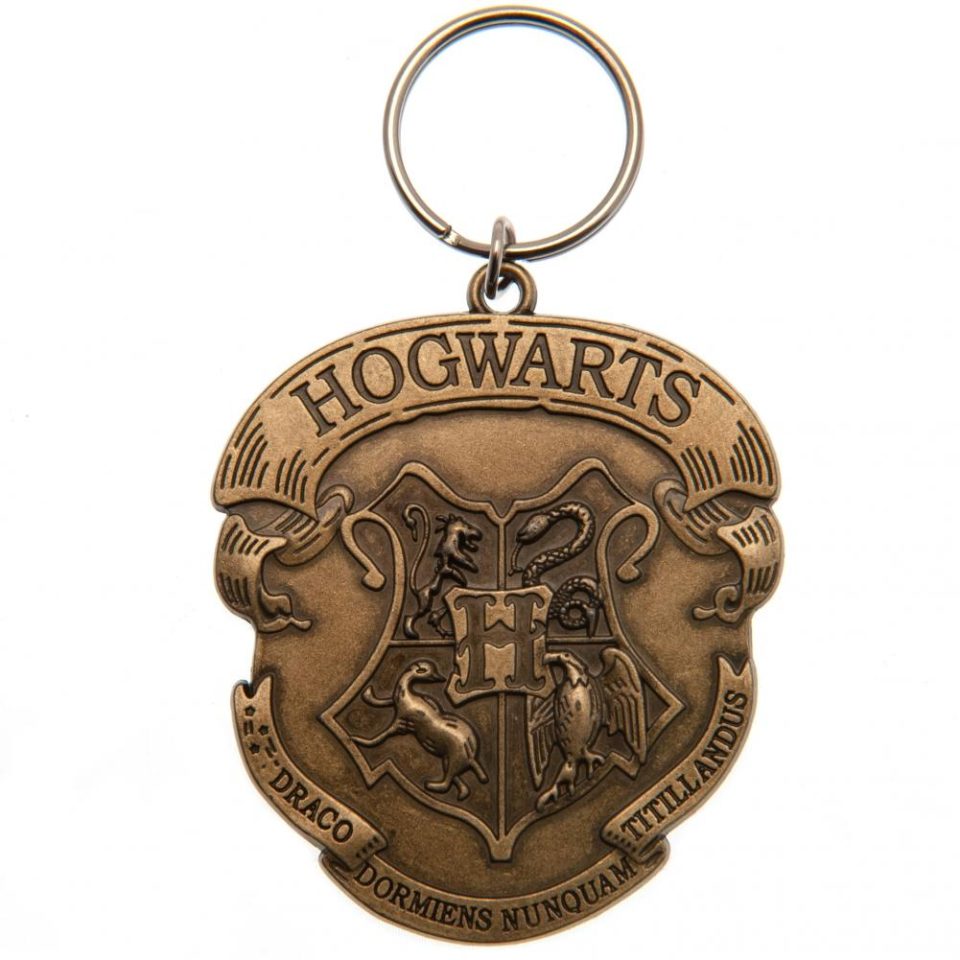 Harry Potter Debossed breloczek metalowy Hogwart