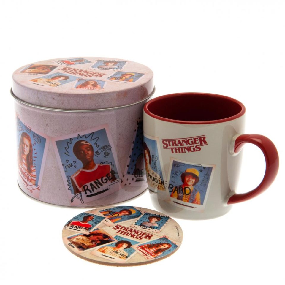 Stranger Things kubek & Coaster Gift Tin
