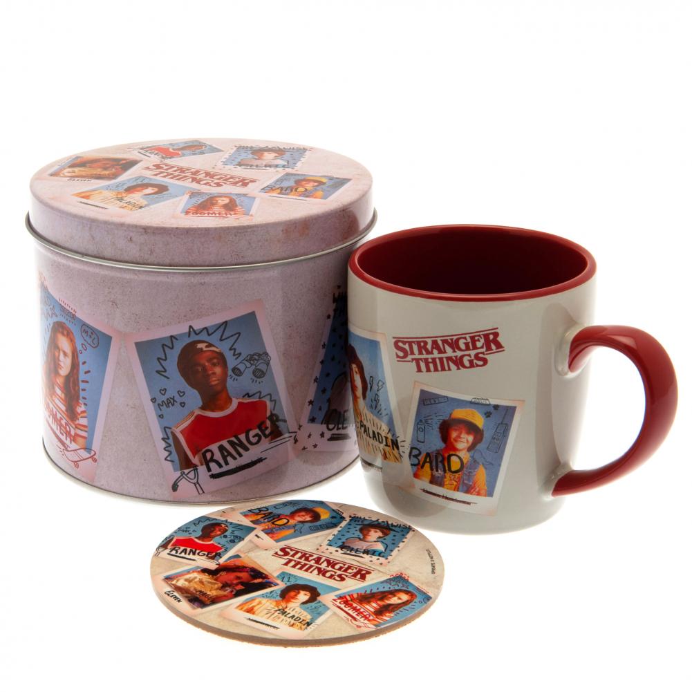 Stranger Things kubek & Coaster Gift Tin