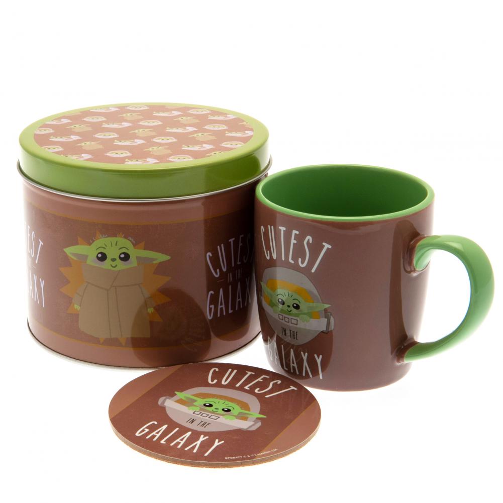Gwiezdne Wojny: The Mandalorian kubek & Coaster Gift Tin