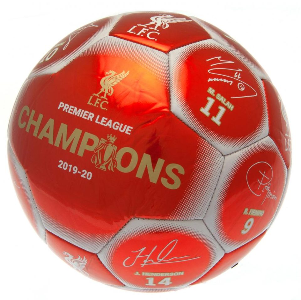 Liverpool FC Premier League Champions piłka nożna