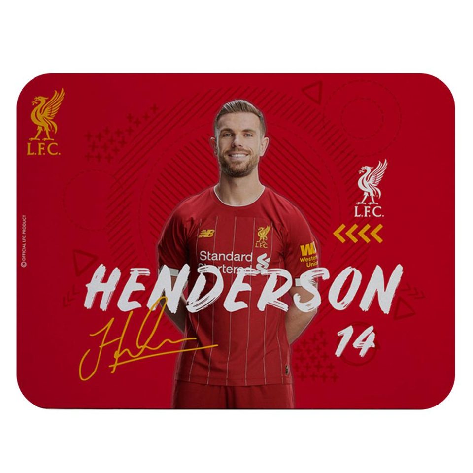 Liverpool FC Mouse Mat Henderson