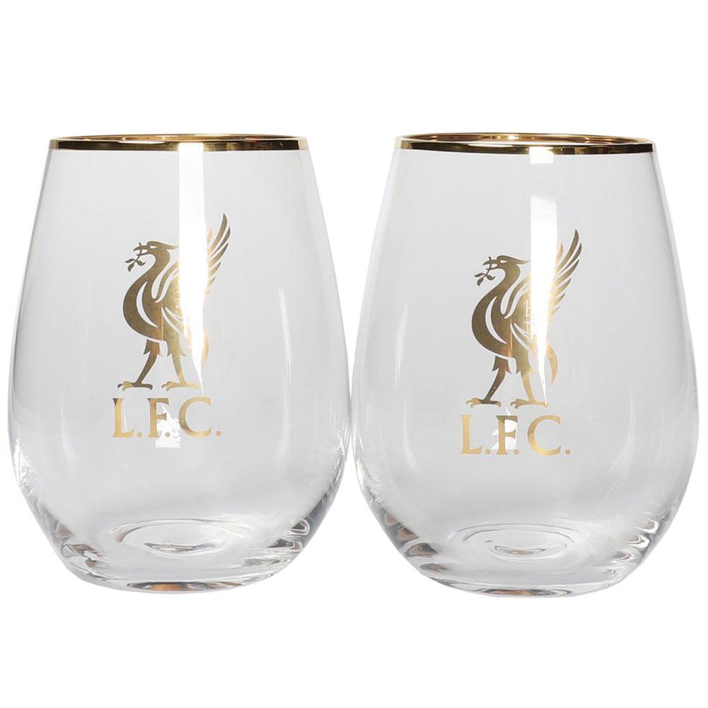 Liverpool FC Fine Glass Tumbler Set