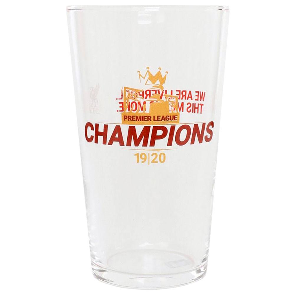 Liverpool FC Premier League Champions szklanka