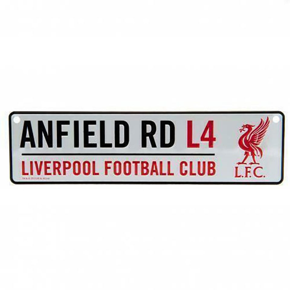 Liverpool FC znak na okno