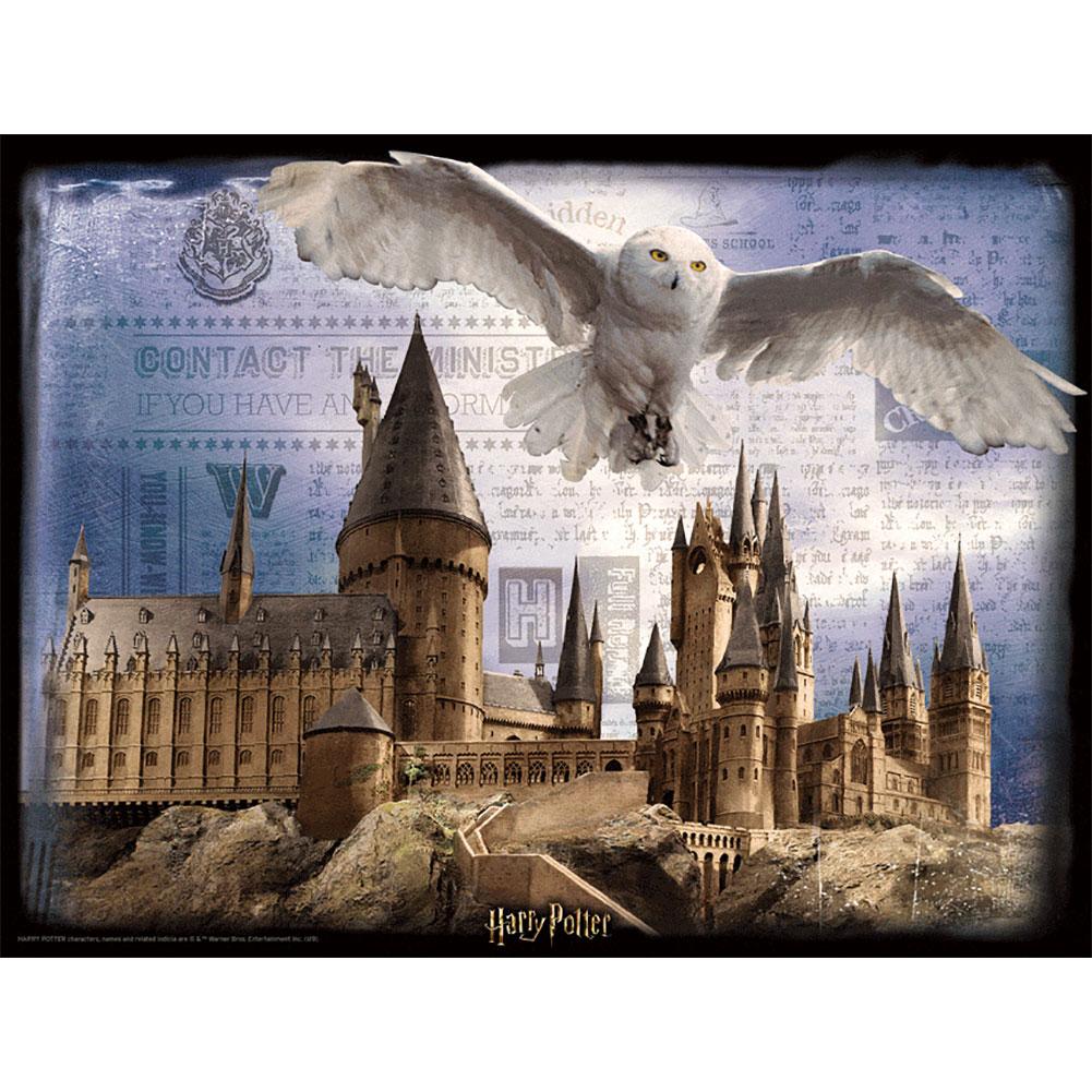 Harry Potter 3D Image puzzle 500 szt. Hogwart & Hedwig