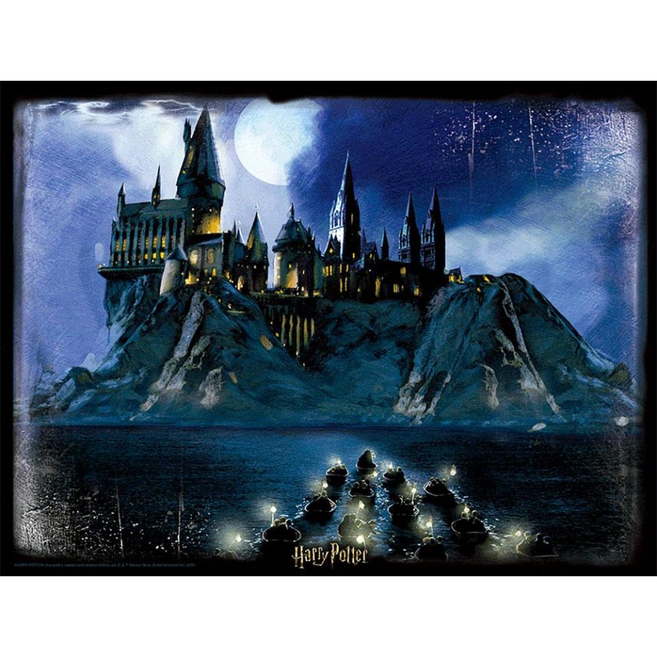 Harry Potter 3D Image puzzle 500 szt. Hogwart Night