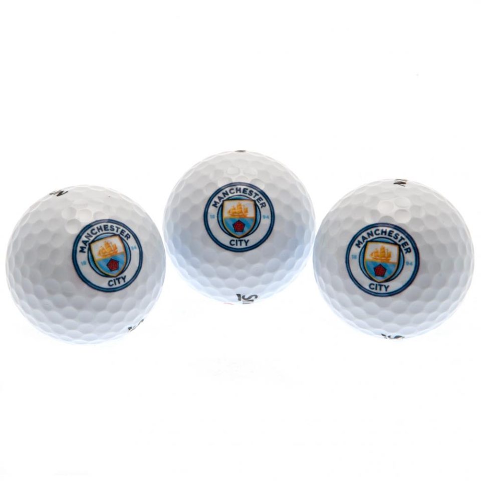 Manchester City Golf piłka Tube