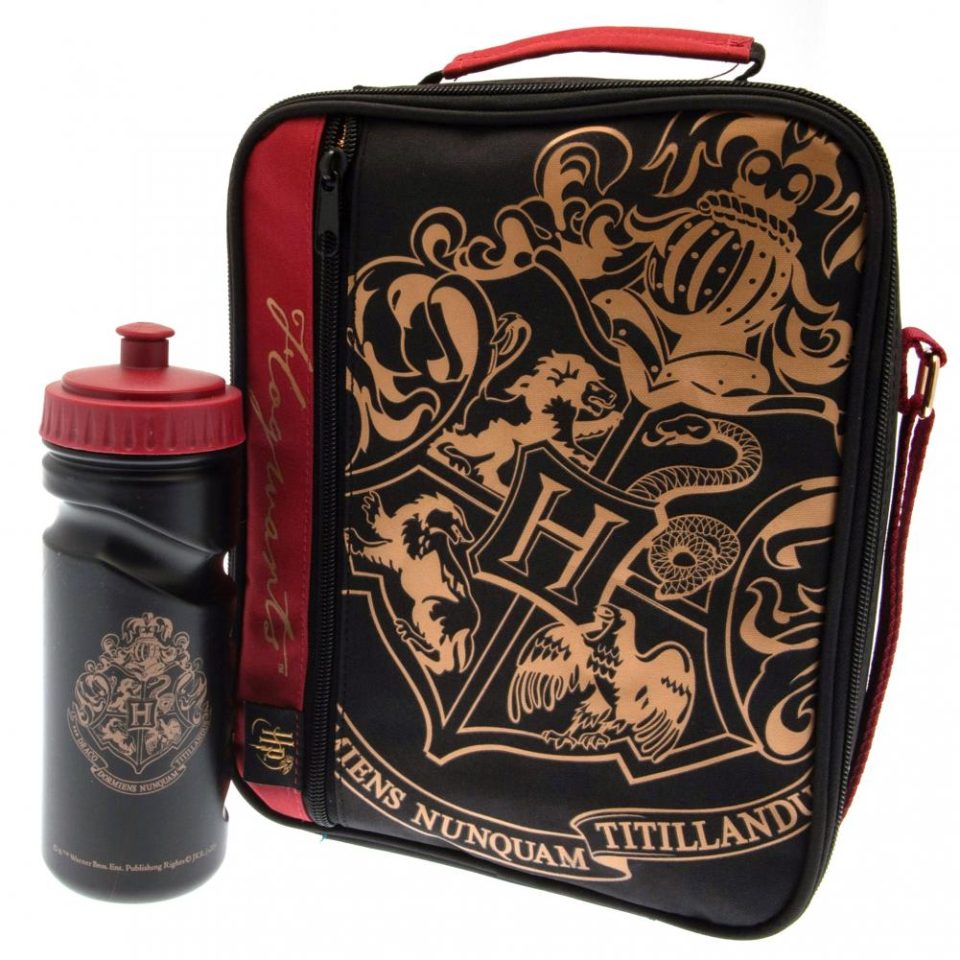 Harry Potter torba śniadaniowa z uchwytem na bidon Hogwart