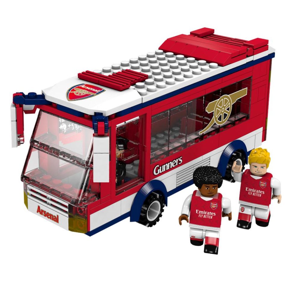 Arsenal Londyn Brick autobus drużyny