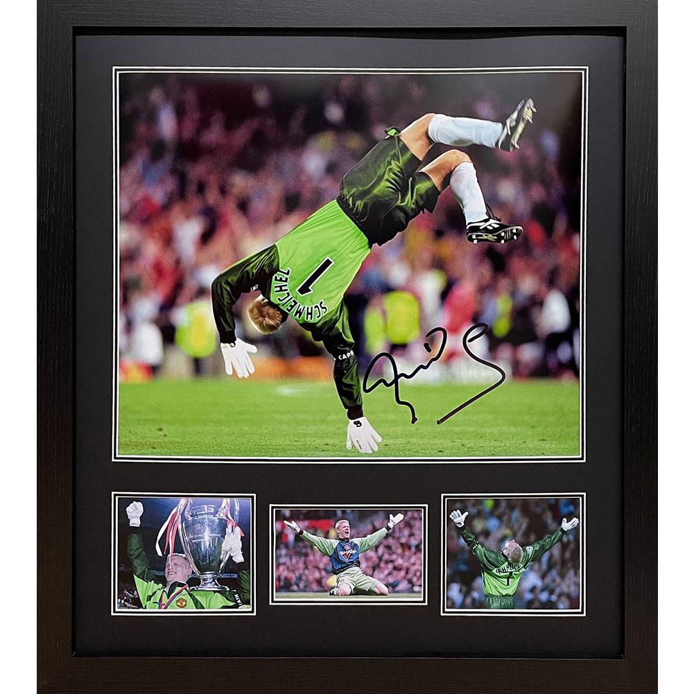 Manchester United Schmeichel Signed Framed Print