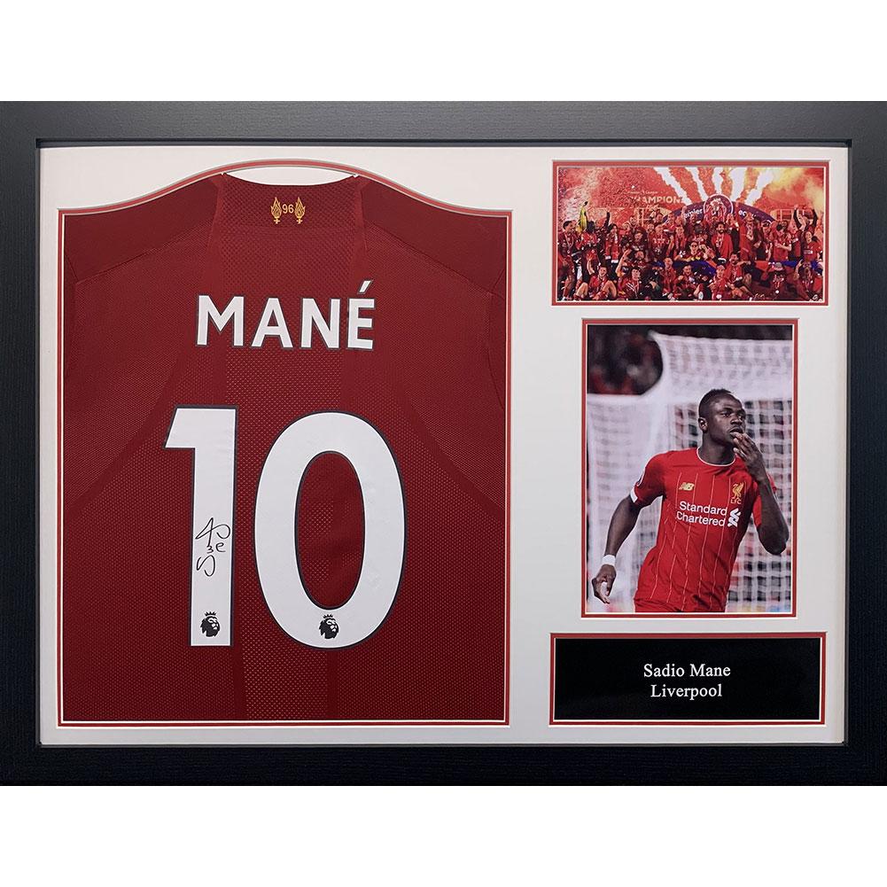 Liverpool FC Mane koszulka z autografem (w ramie)