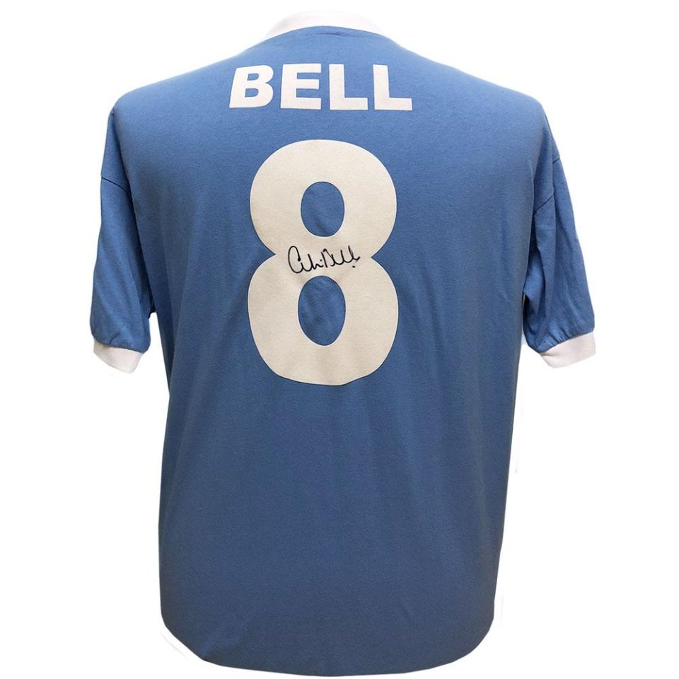 Manchester City Bell koszulka z autografem