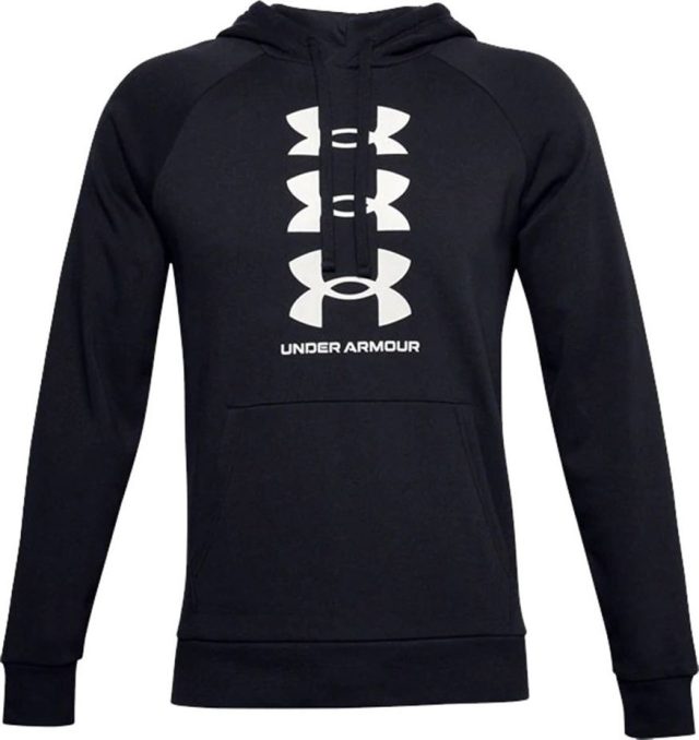 Bluza męska z kapturem Under Armour Rivial Fleece rozmiar M czarna