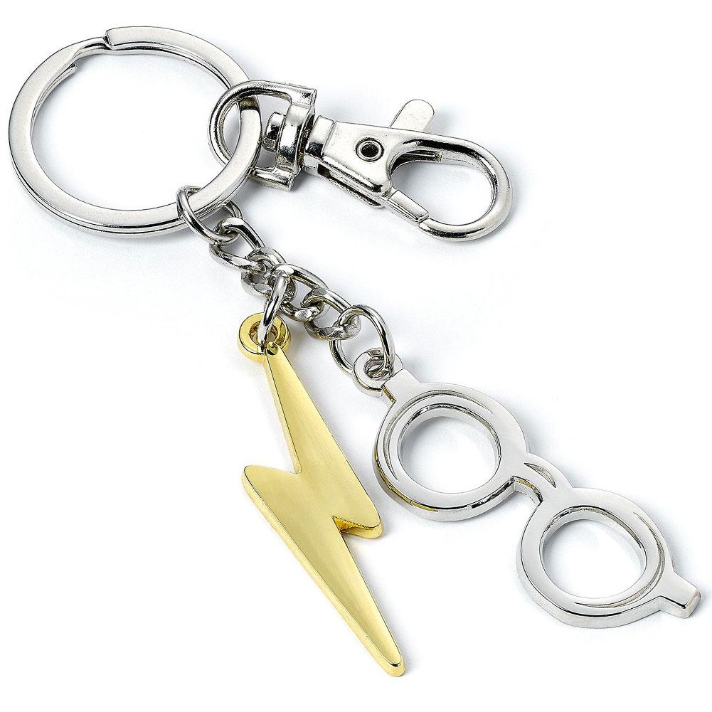 Harry Potter Charm breloczek Lightning Bolt & Glasses