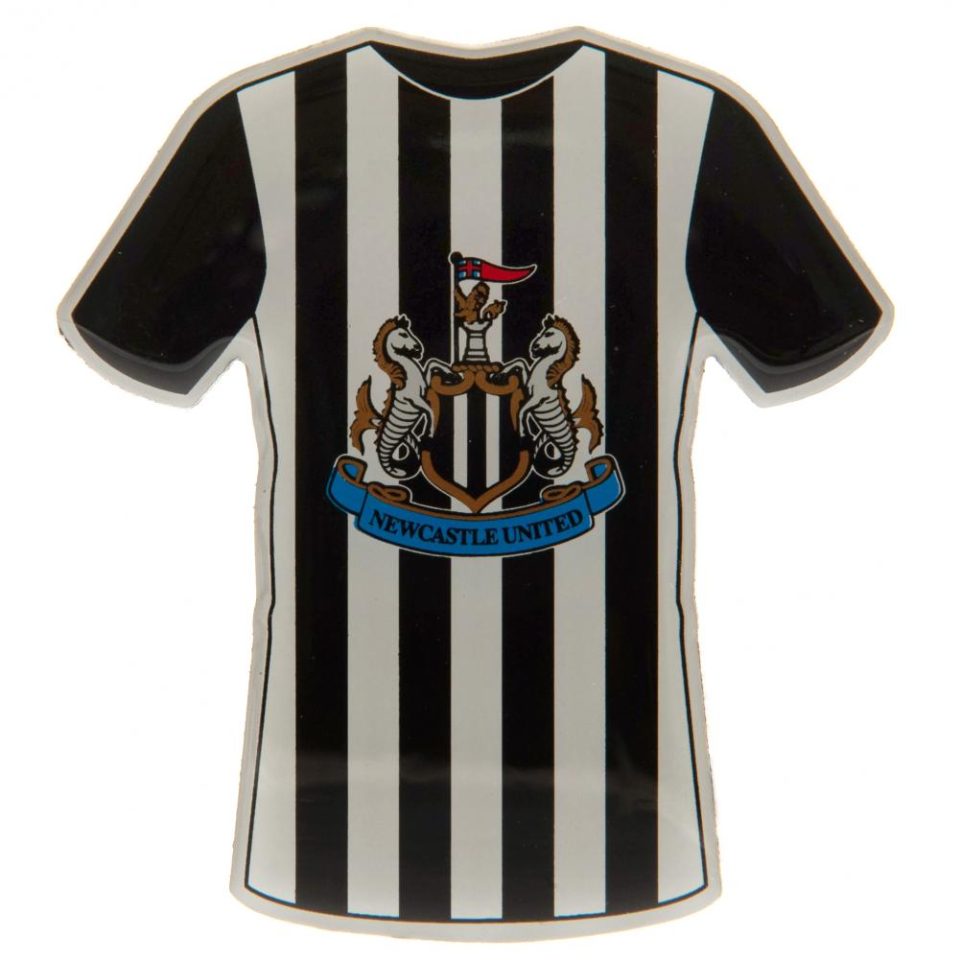 Newcastle United Home strój magnes na lodówkę