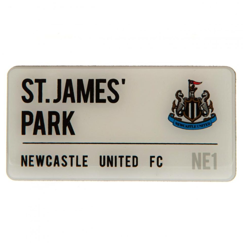 Newcastle United tabliczka magnes na lodówkę