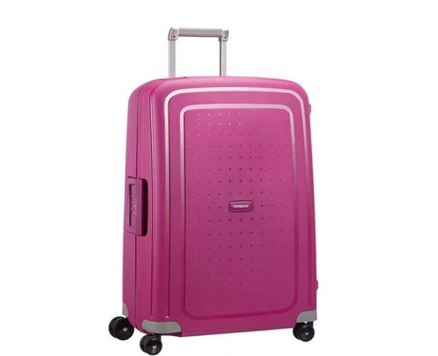 Walizka Samsonite SCure duża rozmiar 75x52x31 fuksjowa