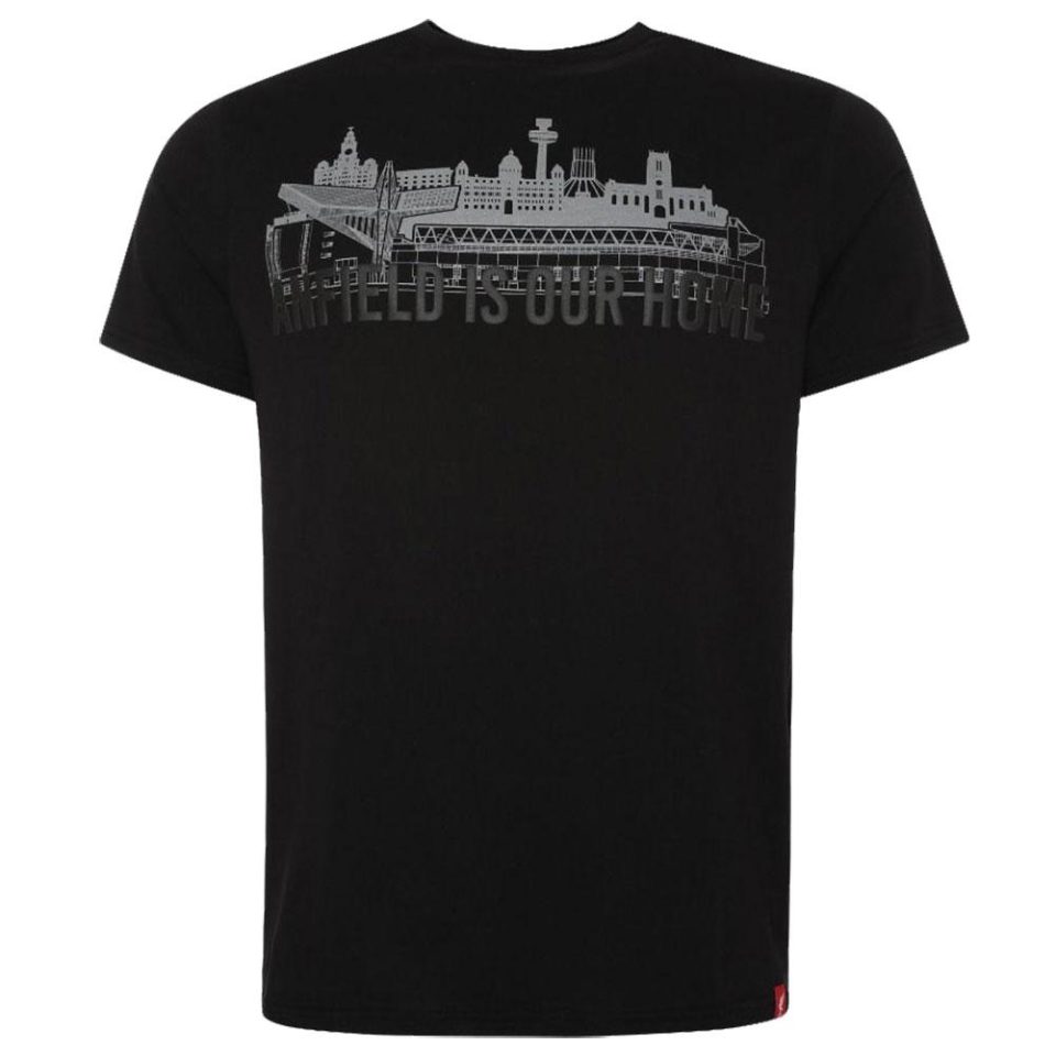 Liverpool FC Anfield Skyline koszulka Black S