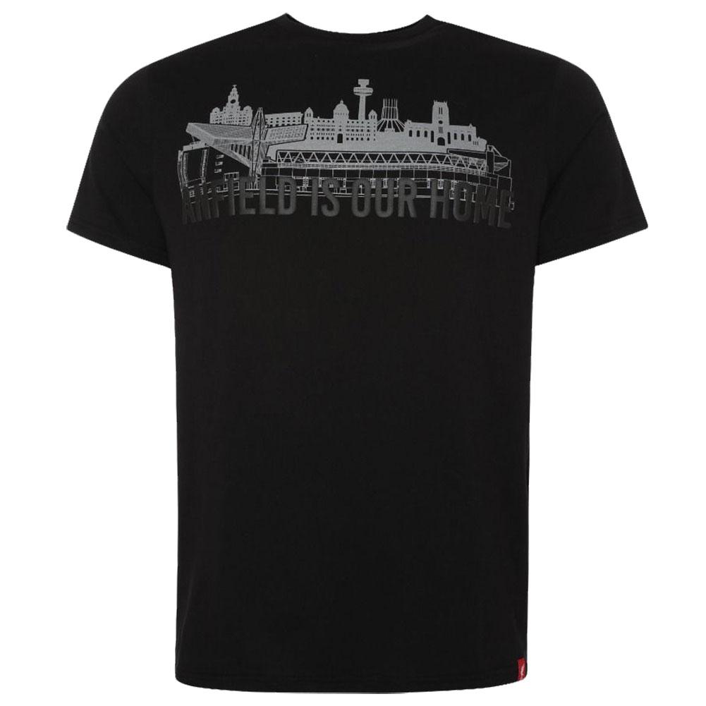 Liverpool FC Anfield Skyline koszulka Black M