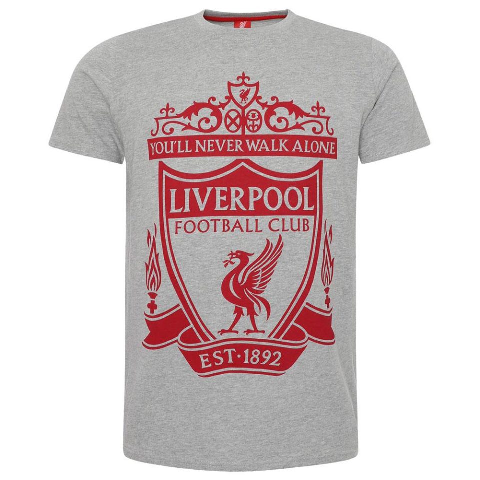 Liverpool FC Crest koszulka Grey S