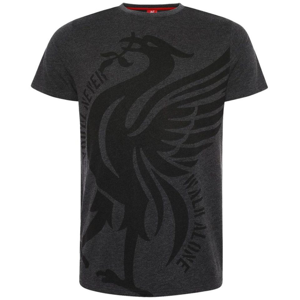 Liverpool FC Liverbird koszulka Charcoal L