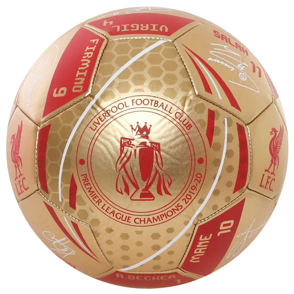 Liverpool FC Premier League Champions Gold piłka nożna