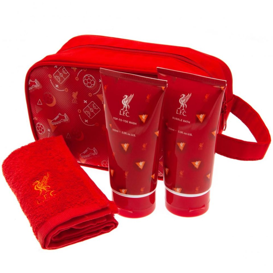 Liverpool FC Junior Washbag zestaw upominkowy