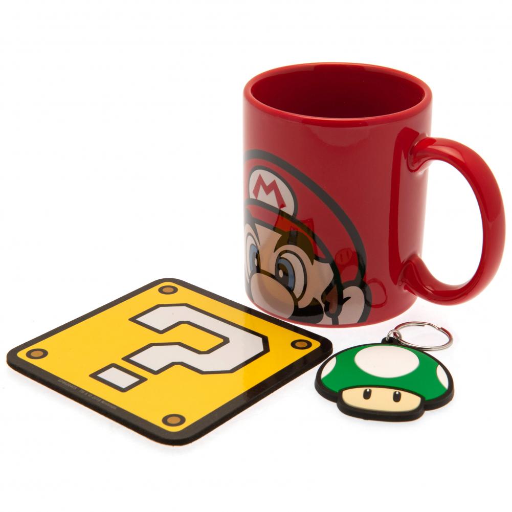 Super Mario kubek z podstawką Mario