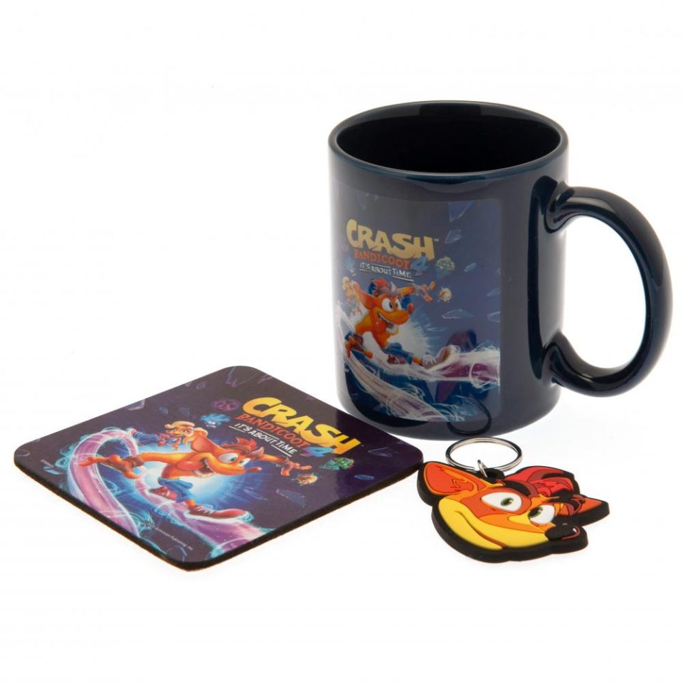 Crash Bandicoot 4 kubek z podstawką
