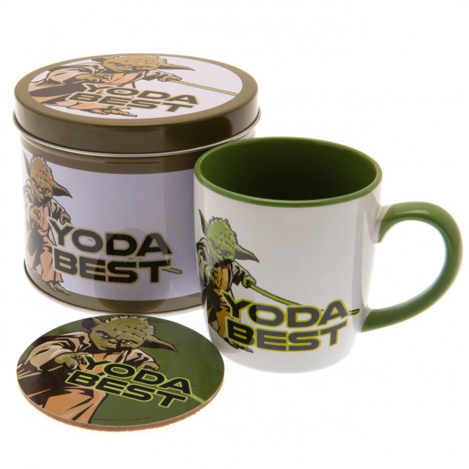Gwiezdne Wojny kubek & Coaster Gift Tin Yoda