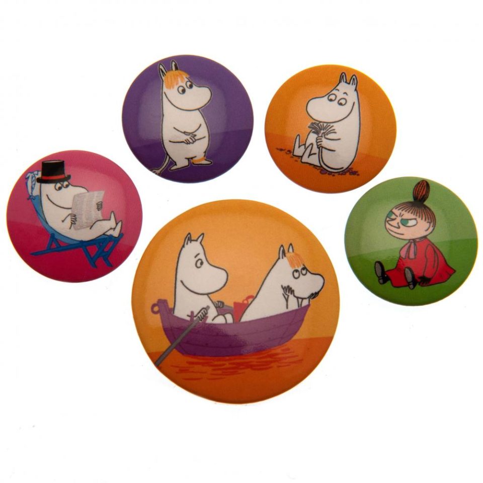 Moomin zestaw przypinek