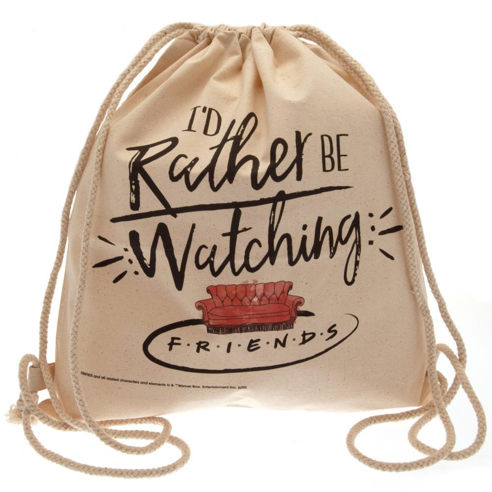 Przyjaciele Canvas Drawstring Bag