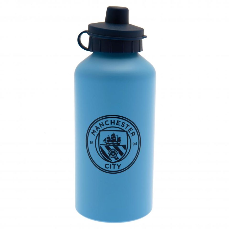 Manchester City bidon aluminiowy