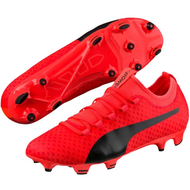 Buty piłkarskie Puma Evo Power Vigor 3 FG rozmiar 43 koralowy