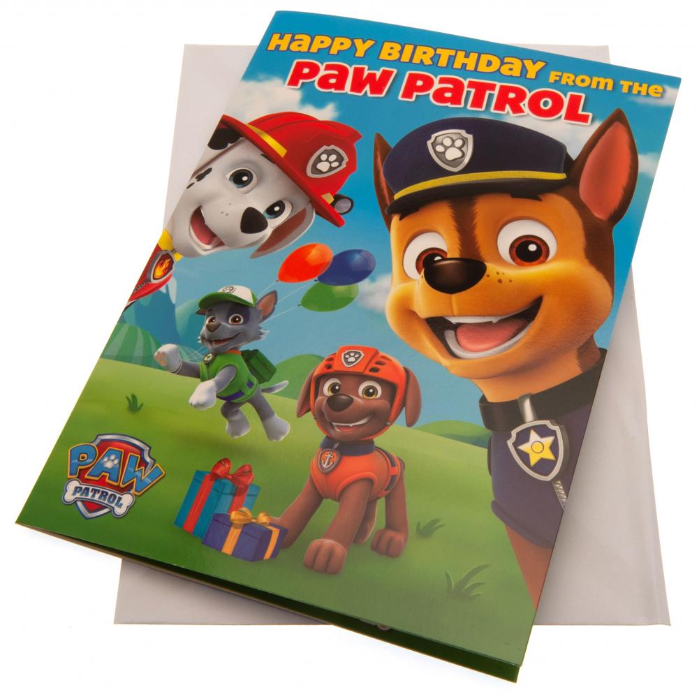 Psi Patrol kartka urodzinowa