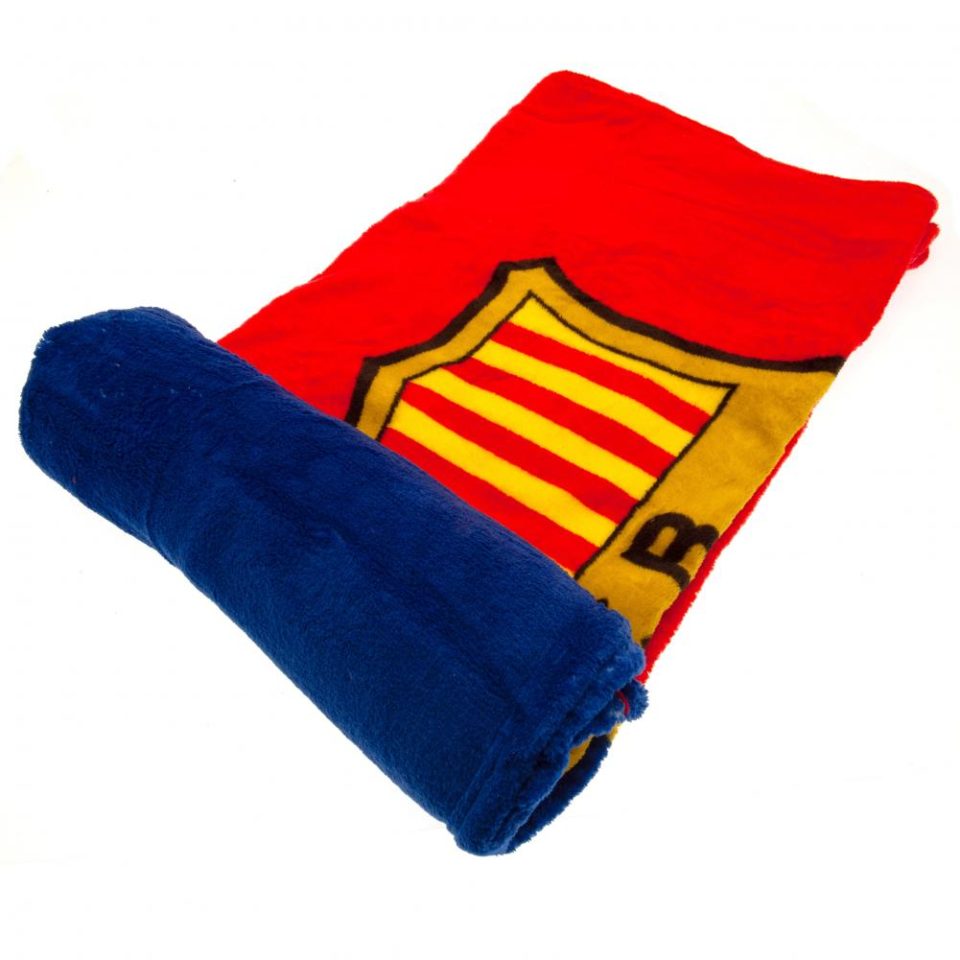 FC Barcelona koc polarowy