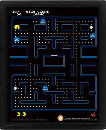Pac-Man Framed 3D zdjęcie