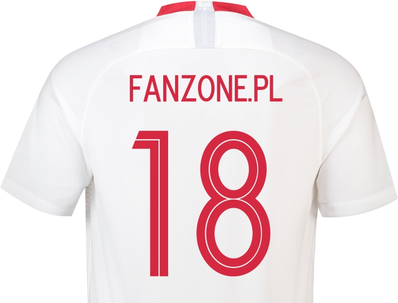 Koszulka Polski z nadrukiem FANZONE.PL 18